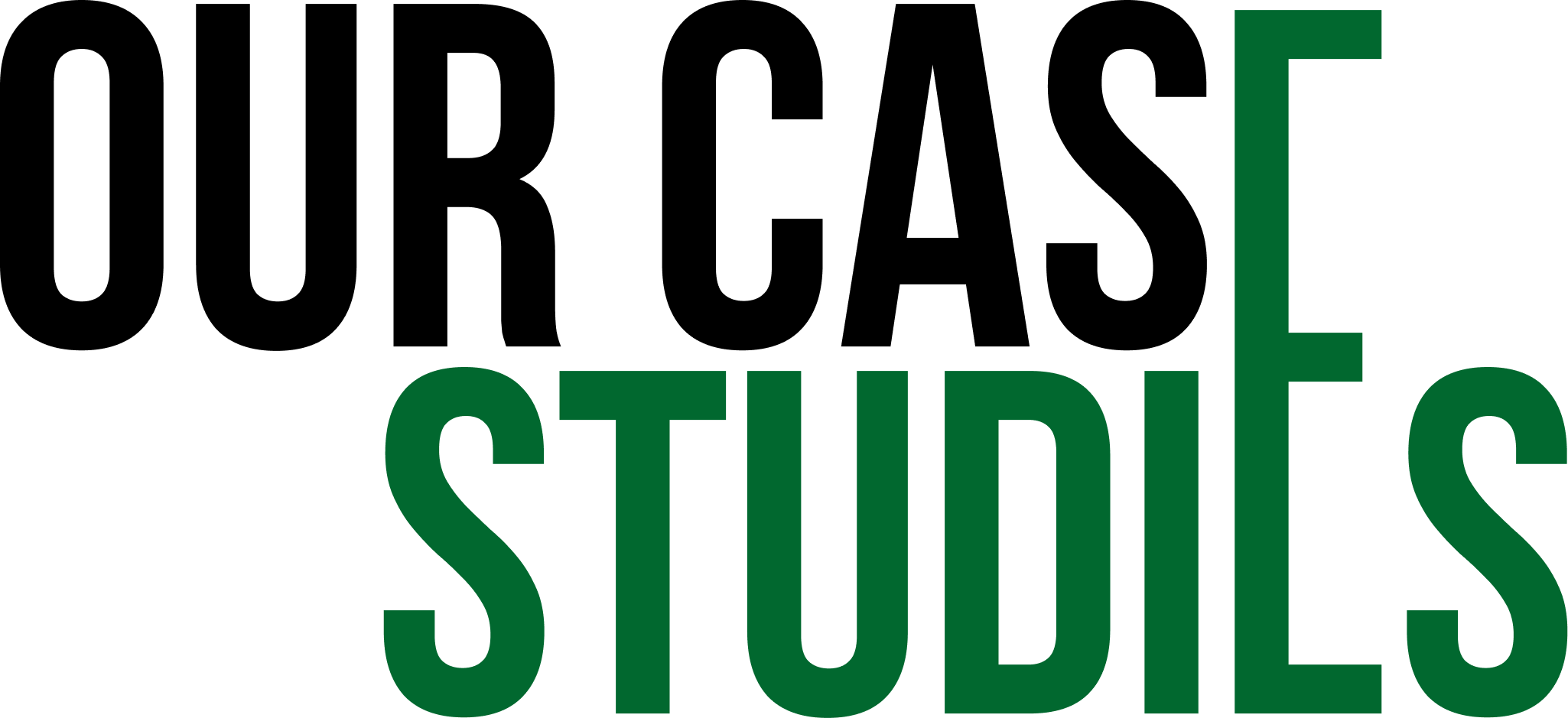 Our case studies